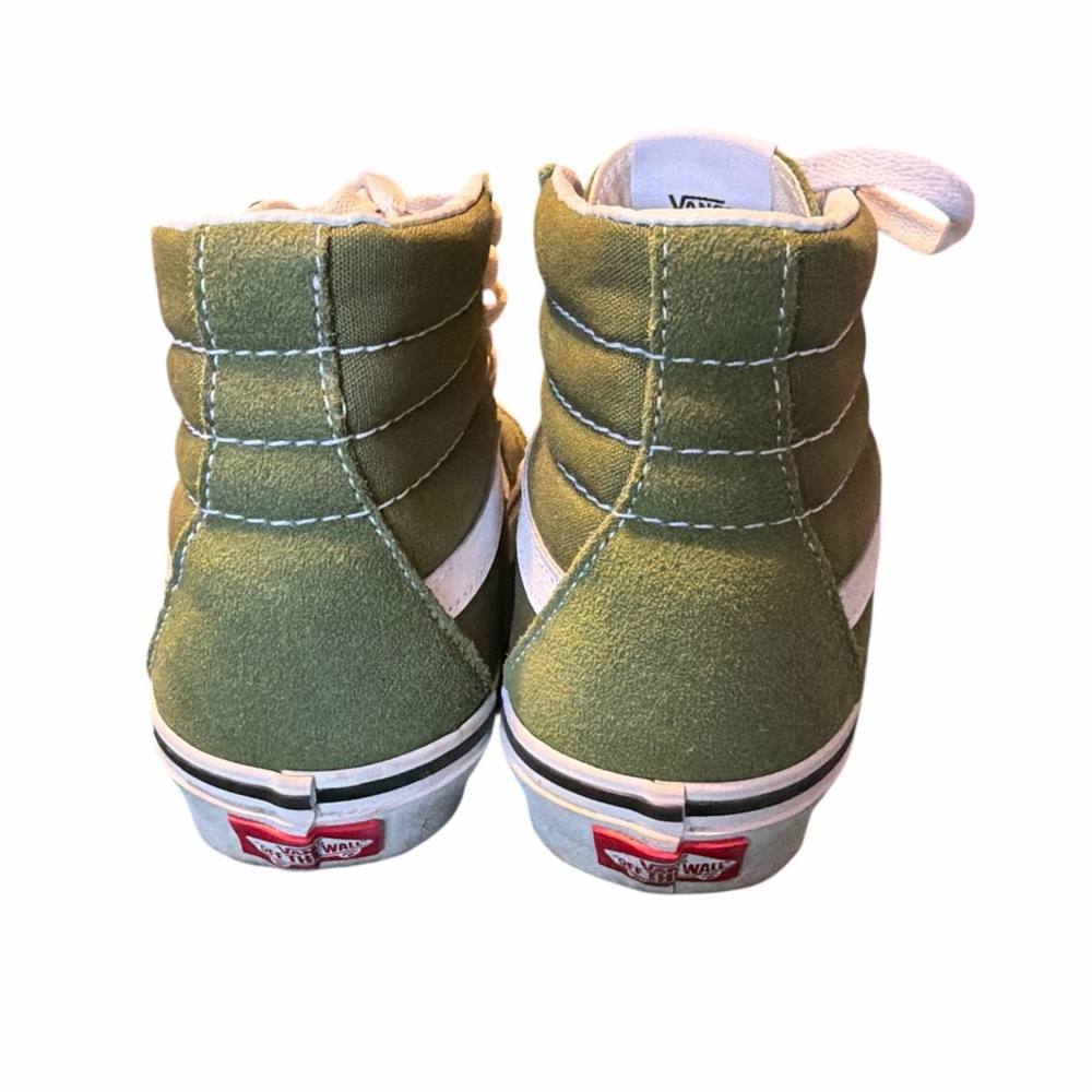 Vans Men's Olive Green High-Top Sneakers - Picture 5 of 6